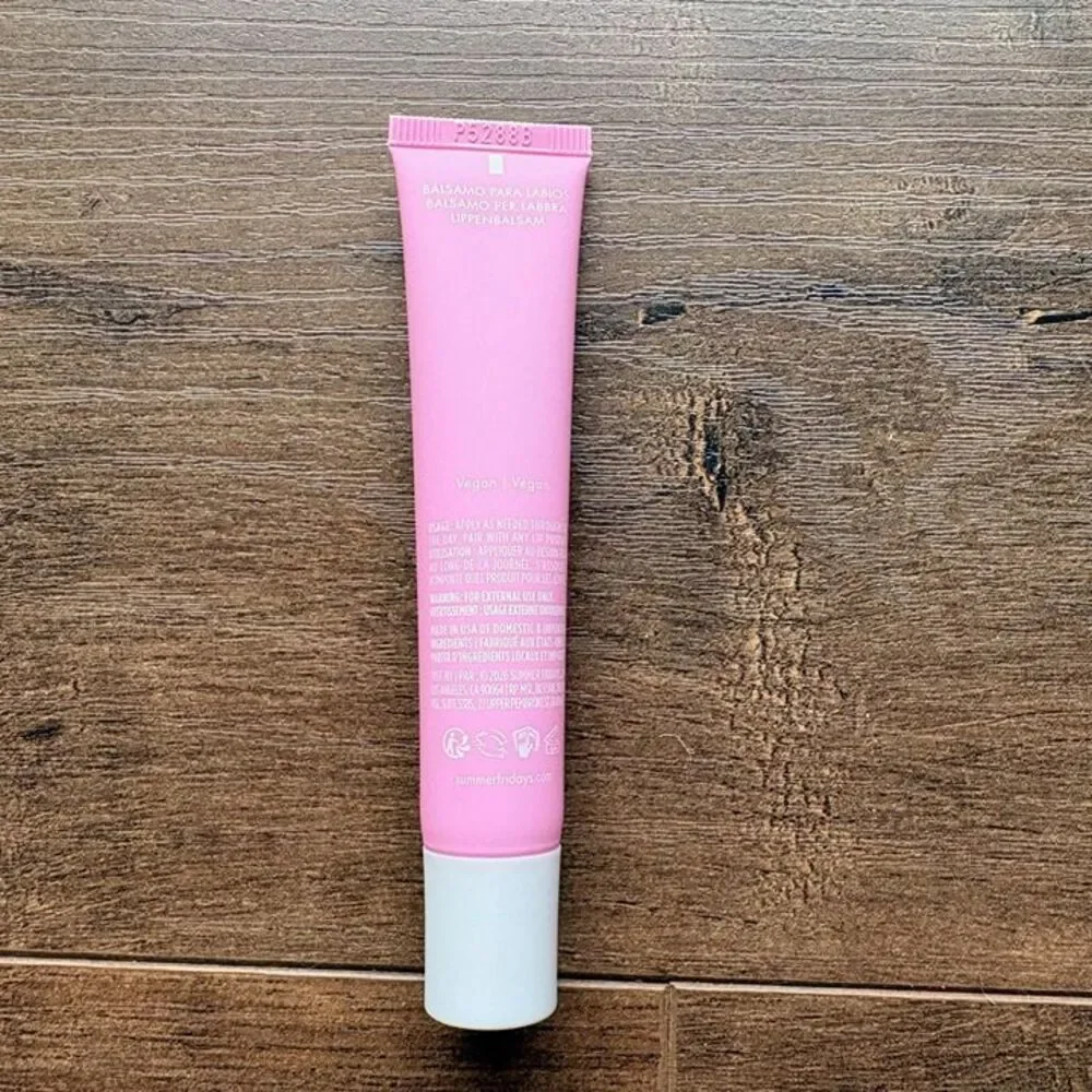 Summer Fridays Lip Butter Balm - Strawberry Soft Serve ✨️ LIMITED EDITION / Firm